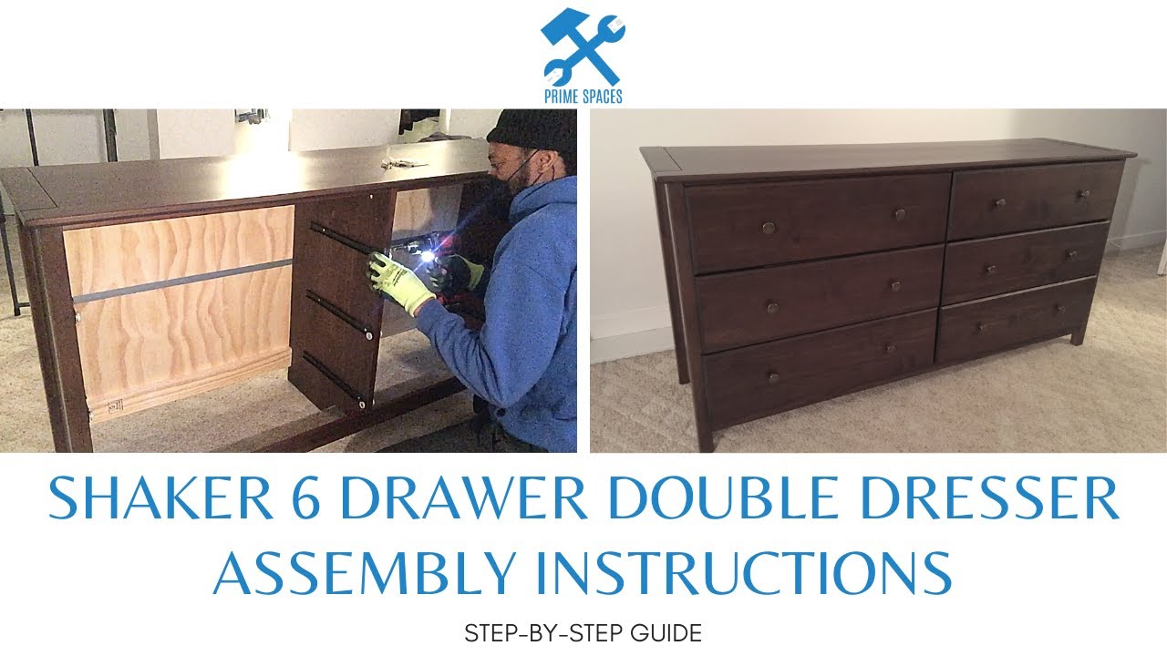 IKEA SONGESAND 6 Drawer Dresser Assembly Instructions and Manual